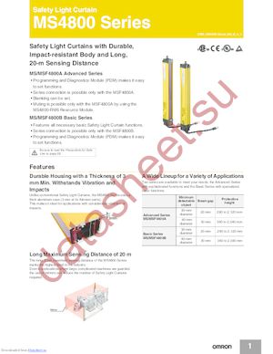 MSF4800-30-0880-XR2 datasheet  