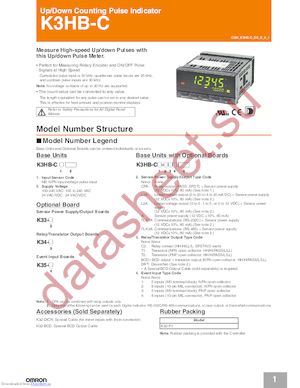 K3HB-CNB-1100-240 datasheet  