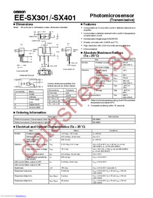 EE-SX301 datasheet  