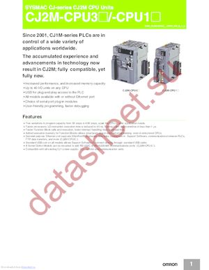 CJ2M-CPU15 datasheet  