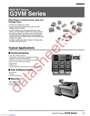 G3VM-351DTR datasheet  