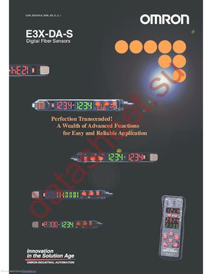 E3X-MC11-S datasheet  