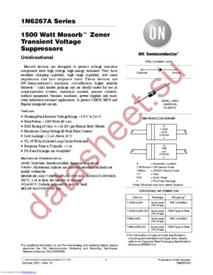 1.5KE13AG datasheet  