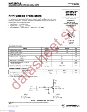 MJ1502 datasheet  