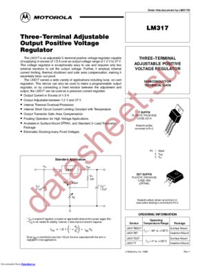 LM317T2 datasheet  