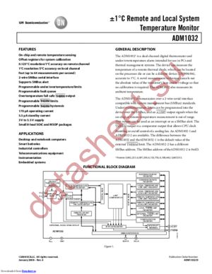 ADM1032ARMZ1 datasheet  