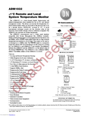 ADM1032ARMZ2R datasheet  