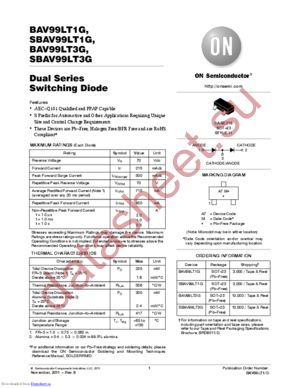 SBAV99LT1G datasheet  