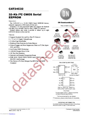 CAT24C32WI-GT3JN datasheet  