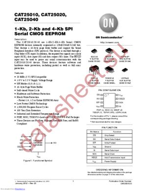 CAT25040YI.GT3 datasheet  