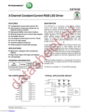 CAT4103V-GT2 datasheet  