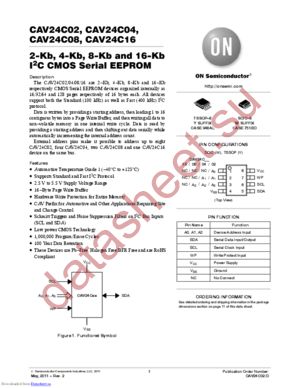 CAV24C02WE-GT3 datasheet  