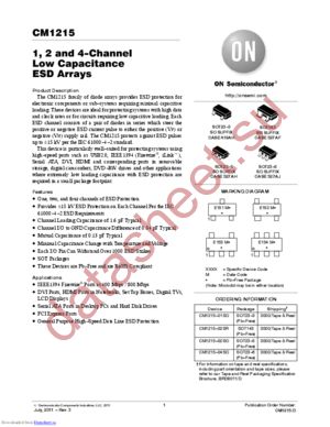 CM1215 datasheet  