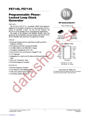 fs7140 datasheet  