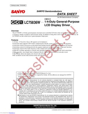 LC75836W datasheet  