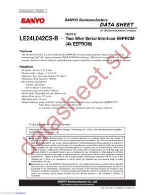 LE24L042CS-B datasheet  