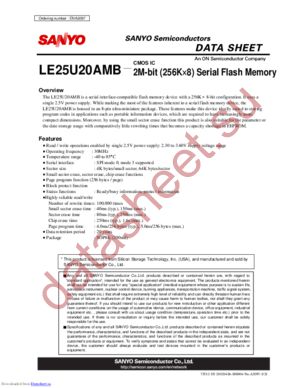 LE25U20AMB datasheet  