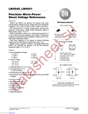 LM4040BSD-330GT3 datasheet  