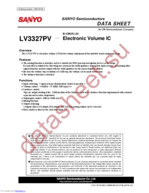 LV3327PV-MPB-H datasheet  