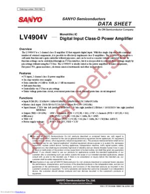 LV4904V-MPB-E datasheet  