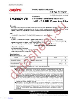 LV49821VH-MPB-H datasheet  