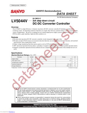 LV5044V-TLM-E datasheet  