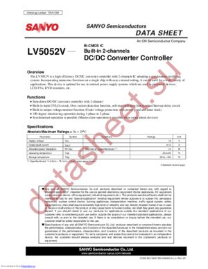 LV5052V-TLM-E datasheet  