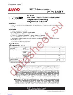 LV5068V-TLM-H datasheet  