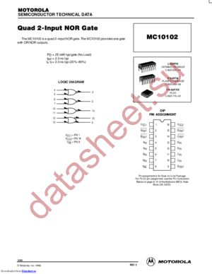 MC10212 datasheet  