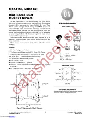 MC34151 datasheet  