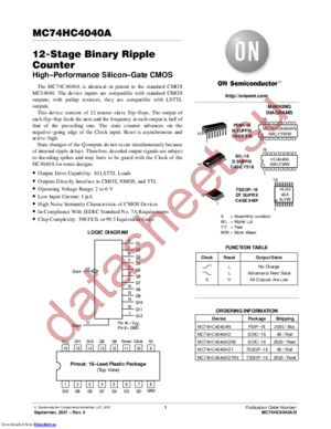 MC74HC4040AFL1 datasheet  