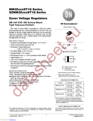 SZMM3Z12VST1G datasheet  