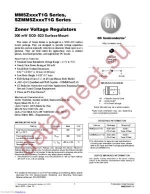 SZMM5Z10VT1G datasheet  