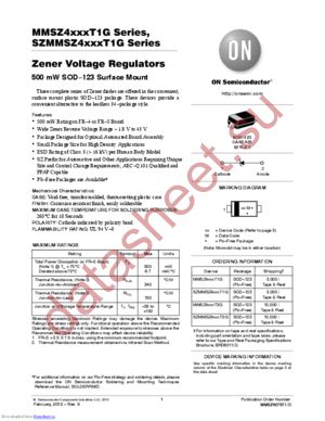 SZMMSZ4697T1G datasheet  