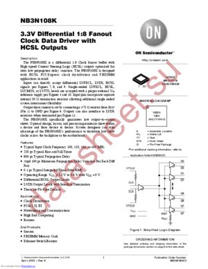 NB3N108K datasheet  