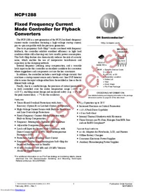 NCP1288 datasheet  