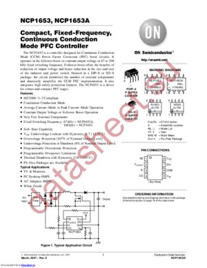 NCP1653EVB datasheet  