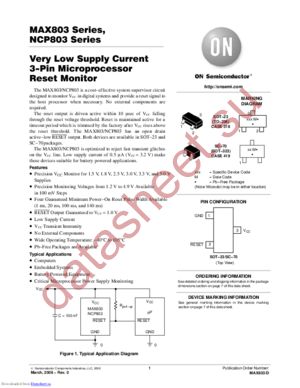 NCP803SN293D3T1G datasheet  