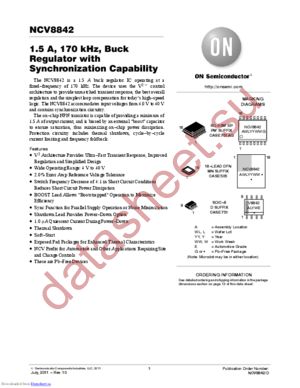 NCV8842DR2G datasheet  