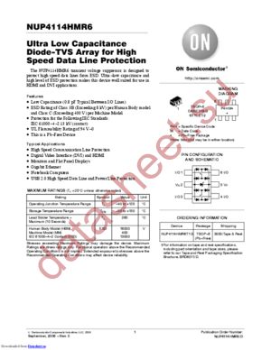 SZNUP4114HMR6T1G datasheet  