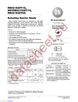 NSVRB521S30T1G datasheet  