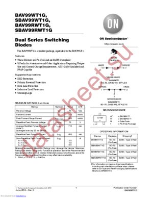 SBAV99WT1G datasheet  