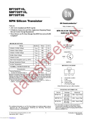 SBF720T1G datasheet  