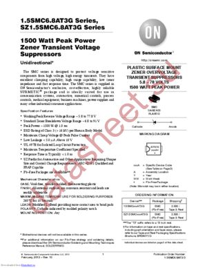 SZ1.5SMC39AT3G datasheet  