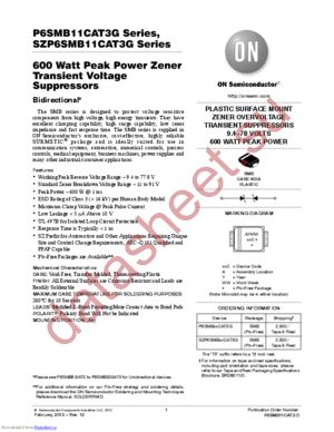 SZP6SMB30CAT3G datasheet  