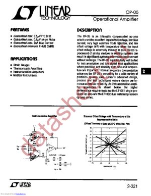 OP05CN8 datasheet  