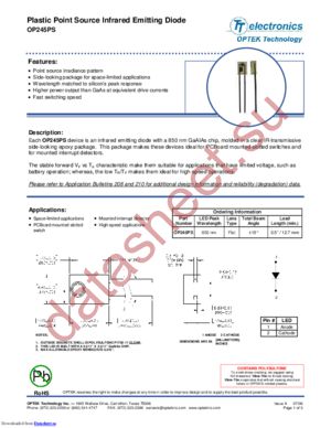 OP245PS_06 datasheet  