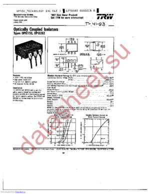 OPI2152 datasheet  