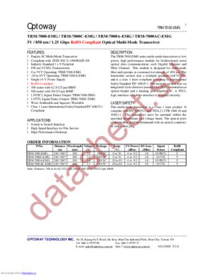 TRM-7100C-EMG datasheet  