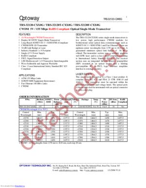 TRS-32100F-C370G datasheet  